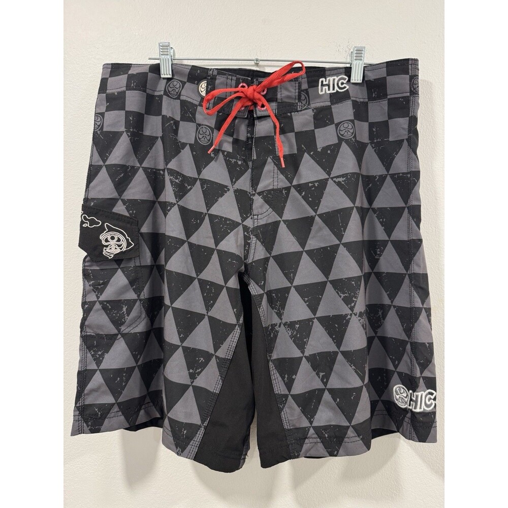 HIC 21" Shark Pit 8 Way Octo Super Stretch Boardshorts Size 36